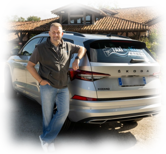 Portrait de Frédéric Despierres, chauffeur de taxi et sapeur-pompier volontaire